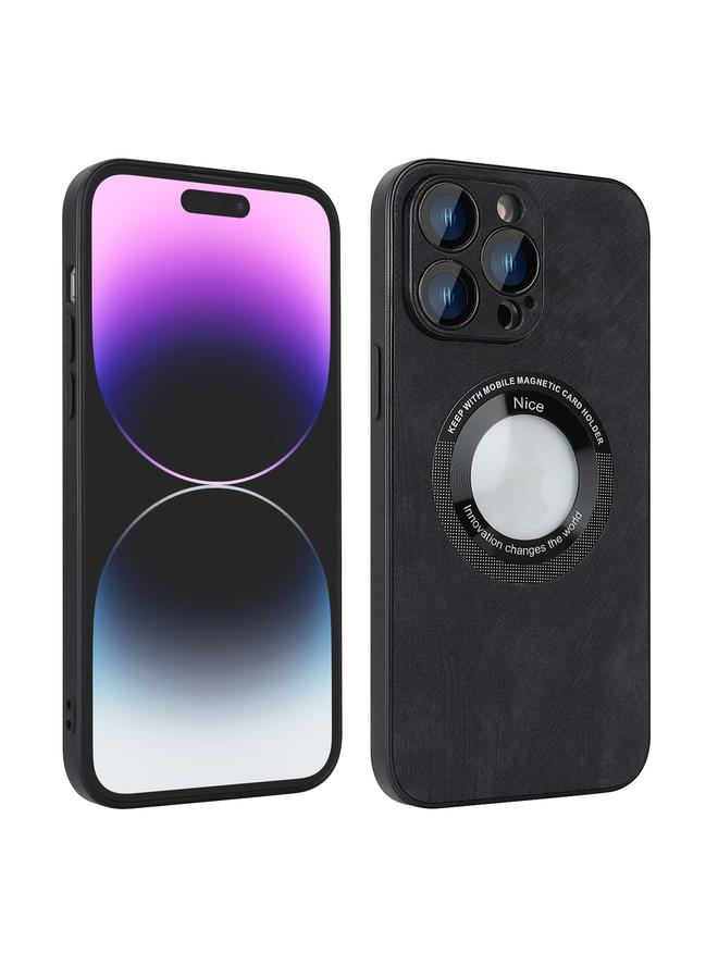 S-TOP Case For iPhone 14 Plus Skin Feel Leather MagSafe Magnetic Phone Case - Image 1