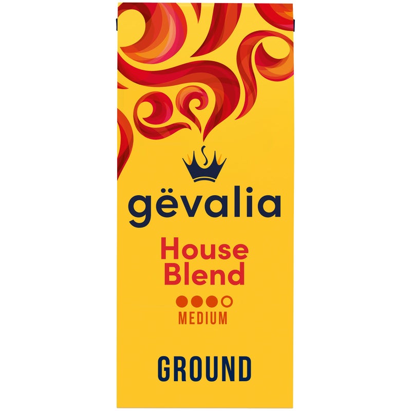 Gevalia House Blend Medium Roast Ground Coffee (12 oz Bag) - Image 1