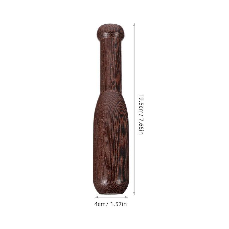 Wooden Garlic Grinding Tool Pestle Kitchen Spice Pounder Safe Food Grade Material - Image 5