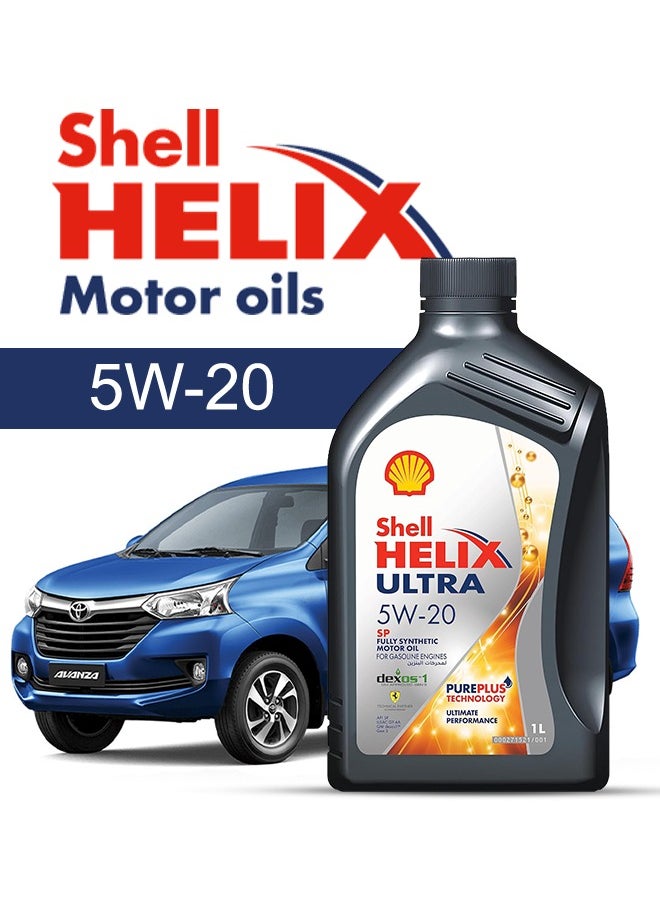 Shell Engine Oil – For TOYOTA Avanza V4 2018 - 2006، 4 Liter، viscosity 5w20 Shell - With Engine Oil Filter - 2006 2007 2008 2009 2010 2011 2012 2013 2014 2015 2016 2017 2018 