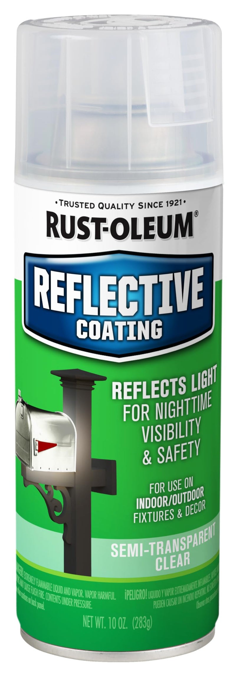 Rust-Oleum 214944 Specialty Reflective Finish Spray Paint (Semi-Transparent Finish - 283 Grams) - Image 1