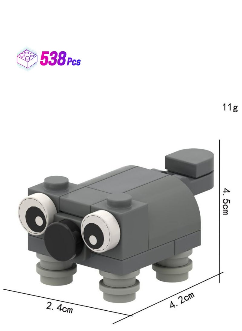 Y&D Dandy's World Building Blocks Toys Set 538 Pieces for Game Model Toys Ideas Collectible Building Bricks Birthday Gift For Kids