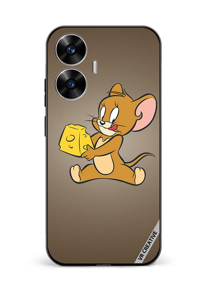 VR CREATIVE غطاء حماية لهاتف Realme C55 بتصميم جيري متعدد الألوان - Image 1