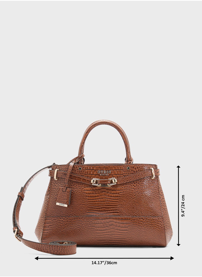 GUESS - Silvye Luxury Satchel - Image 1