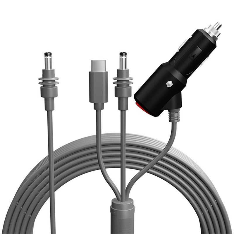 3 In 1 Waterproof DC Power Cable For Starlink Mini Antenna USB C DC Connector 2 Meters - Image 2
