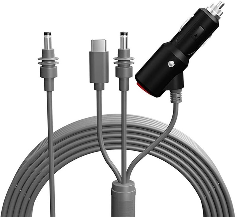 3 In 1 Waterproof DC Power Cable For Starlink Mini Antenna USB C DC Connector 2 Meters - Image 1
