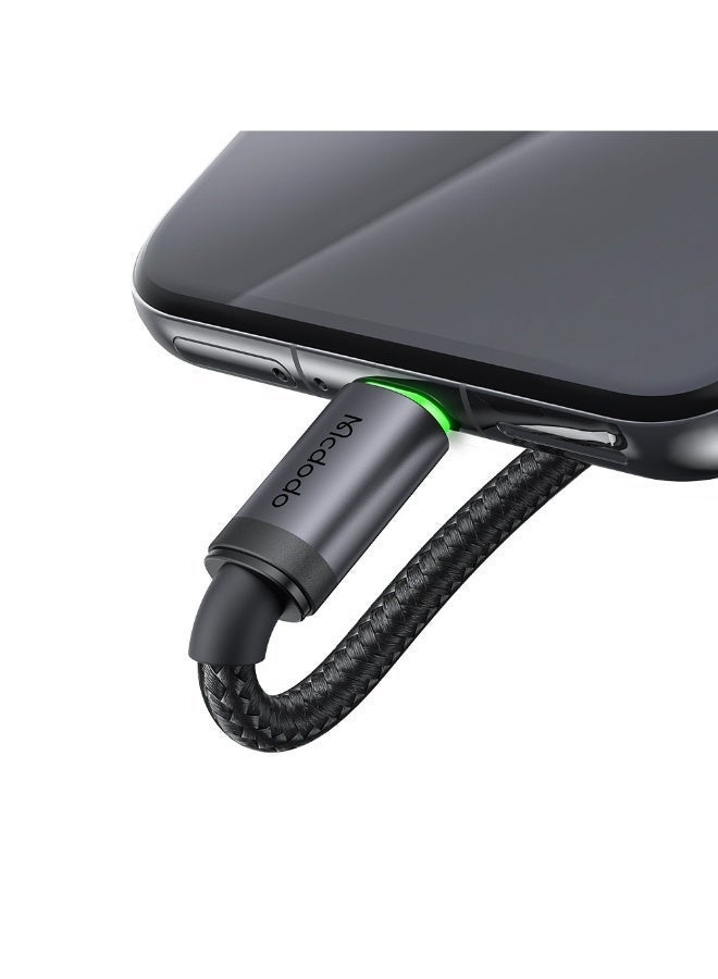 Mcdodo Fast Charging Micro USB Cable 1m – USB-A to Micro USB Data Cable with LED Charging Light for Android Phones, Power Banks, Tablets and Micro USB Devices – Black - Image 5