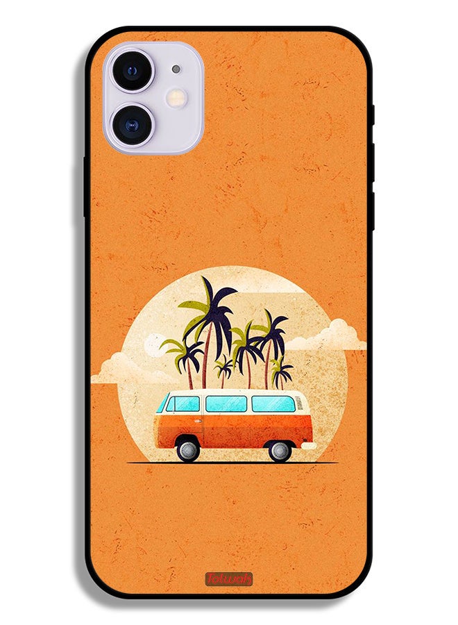 Tolwak Apple iPhone 12 mini Protective Case Bus Art - Image 2