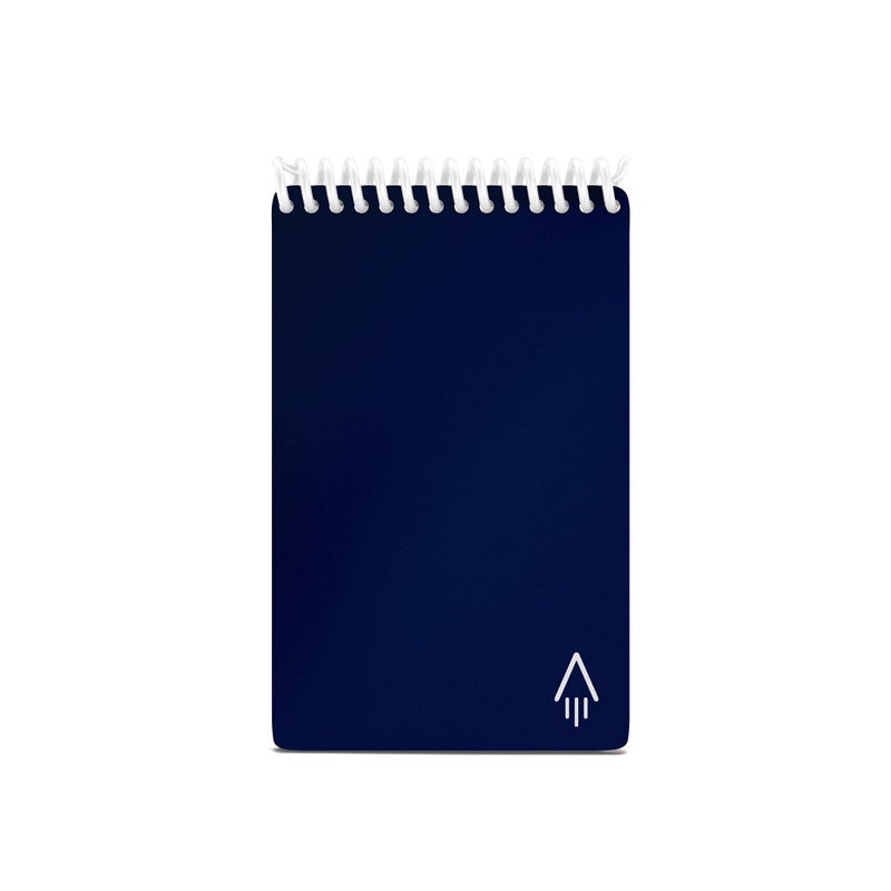 Rocketbook Smart Reusable Notebook, Mini Spiral Notebook, Midnight Blue, (3.5" x 5.5") - Image 1