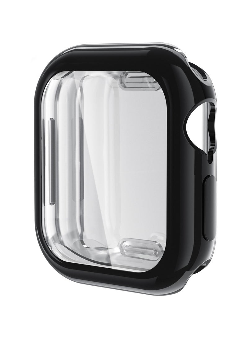 يوك 3 قطع من حافظة حماية شاشة عالية الدقة من مادة TPU كاملة التغطية لساعة Apple Watch Series 10 مقاس 42 مم، شفاف/أسود/أزرق  - Image 3