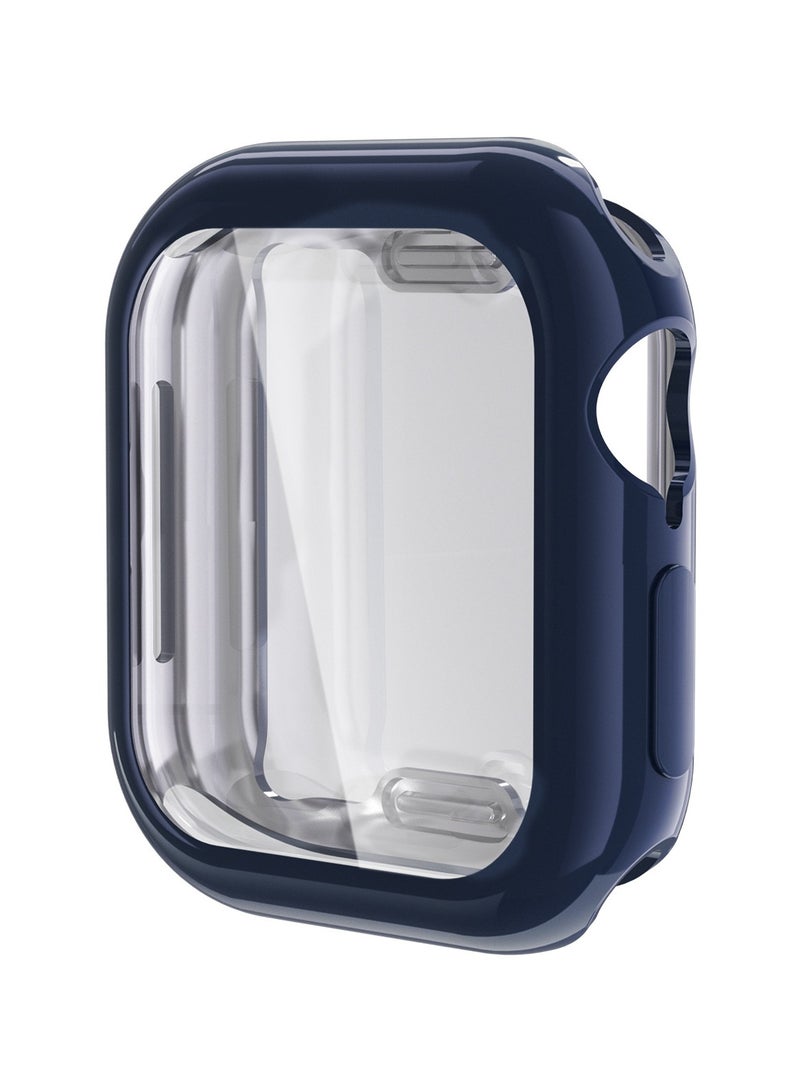 يوك 3 قطع من حافظة حماية شاشة عالية الدقة من مادة TPU كاملة التغطية لساعة Apple Watch Series 10 مقاس 42 مم، شفاف/أسود/أزرق  - Image 4