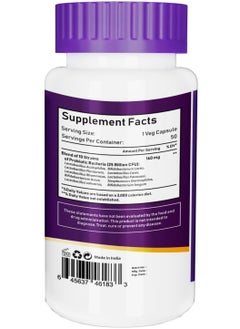 NBL Natural Probiotic-10, 25 Billion, with 10 Probiotic Strains, 50 Veg Capsules  - Image 2