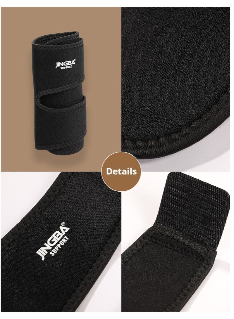 جينجبا سابورت دعامة مرفق رياضية قابلة للتهوية - معدات حماية مضادة للانزلاق للتنس في الهواء الطلق وكرة المضرب والتدريب في صالة الألعاب الرياضية، دعامة مرفق مضغوطة قابلة للتهوية لكرة السلة والتنس في الهواء الطلق وتدريب الملاكمة ورفع الأثقال واللياقة البدنية - Image 3