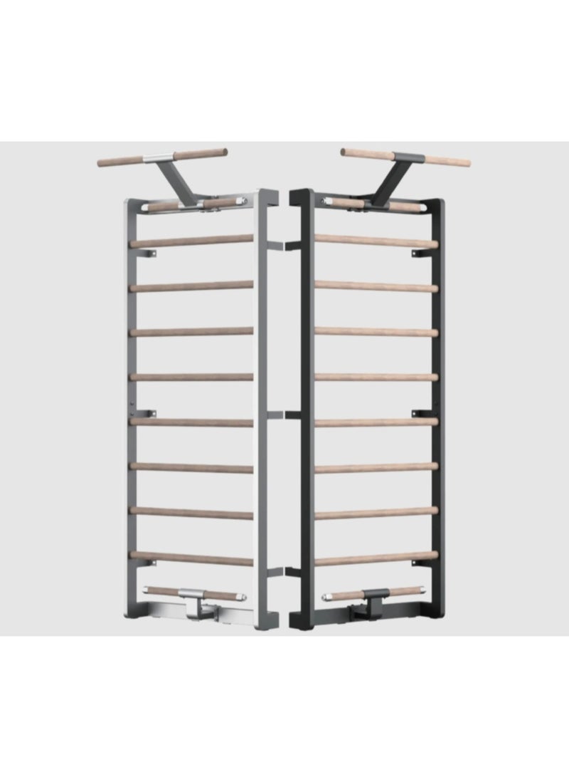 XW5 Wall Bars | Raw Wood Gymnastic Swedish Ladder for Stretching, Mobility & Home Workout