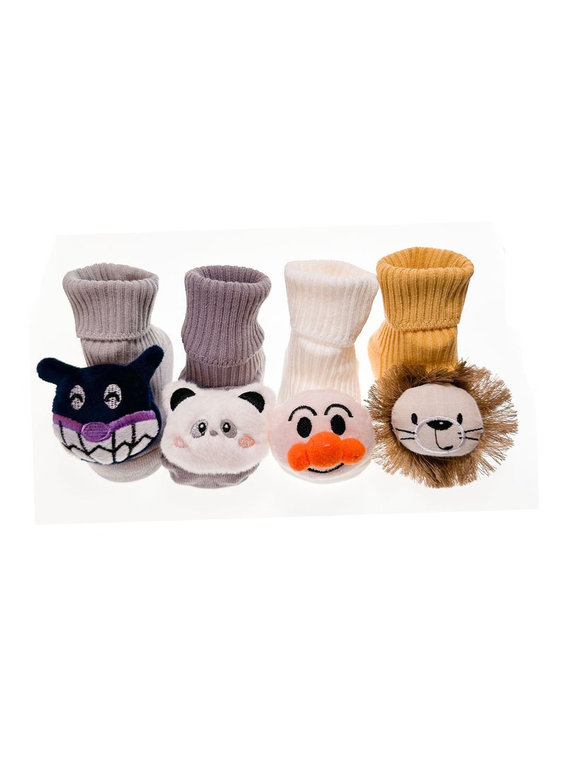 UOTOPO Animal Models Non Slip Grips Toy Socks Gift 4 Pairs Toddlers Infant Newborn Kids Anti Skid Sock Boys Girls 3D Cartoon Cotton Socks - pzsku/ZEED52F3C85B7D8BD5635Z/45/_/1740391860/9ef4402f-7f3c-4a02-b4b9-d0a713ed739e