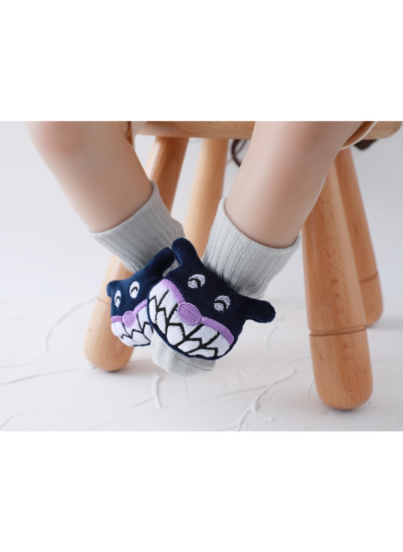 UOTOPO Animal Models Non Slip Grips Toy Socks Gift 4 Pairs Toddlers Infant Newborn Kids Anti Skid Sock Boys Girls 3D Cartoon Cotton Socks - pzsku/ZEED52F3C85B7D8BD5635Z/45/_/1740392112/07d2987c-a943-4728-a488-50e0f98074ab