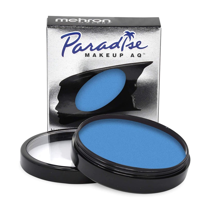 Mehron Makeup Paradise Makeup AQ Pro Size | Stage & Screen Performance, Face & Body Painting, Beauty, Cosplay, and Halloween | Water Activated Face Paint, Body Paint 1.4 oz (40 g) - Sky - Image 1