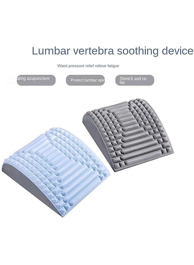 Arabest - Neck & Back Stretcher, Back Neck Cracker For Lower Back Pain Relief, Neck And Back Stretcher,Adjustable Spine Board,Neck And Lower Back Stretcher,Back Stretcher Posture Corrector (Grey) - Image 1