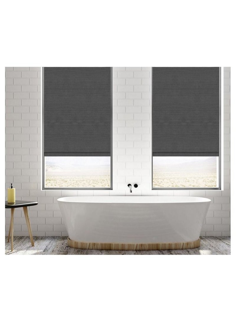 Home Gallery Sunlight roller blinds Half Shading 140*200 cm Dark Gray - Image 2