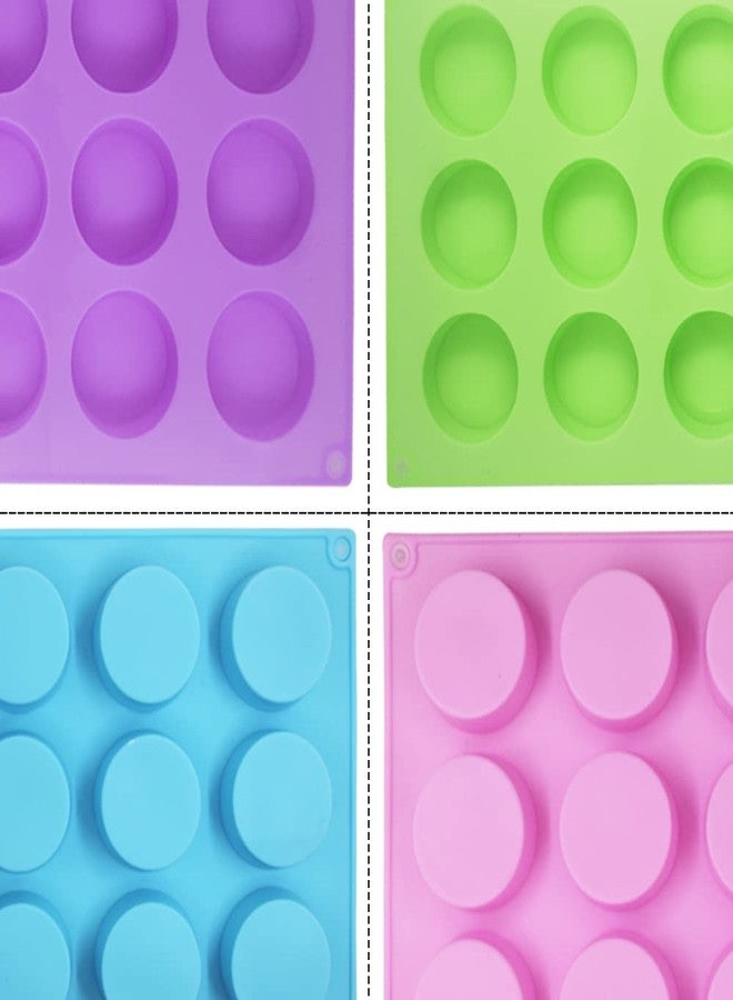SENHAI 4 Psc Cylinder Silicone Molds, SENHAI 15 Hole Silicone Molds for Chocolate Cake Candy Soap Muffins Brownie Pudding Baking - Image 5