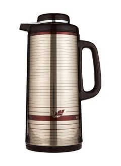 Peacock Vacuum Flask Made in Japan Thermos 1.3 Ltr Brown  - Image 1