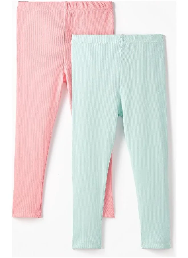 جون June Girl 2-Pack Camisole Tight Light Pink - Mint