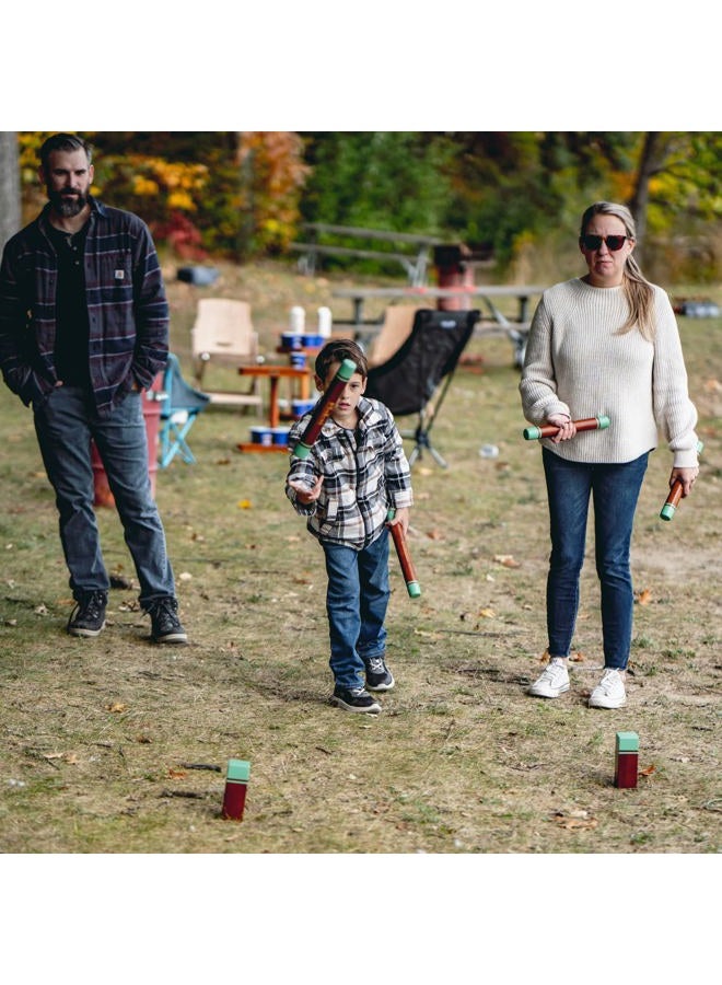 Elakai Outdoor Games for Adults and Family Premium Carry Bag Included Giant Kubb - Image 3