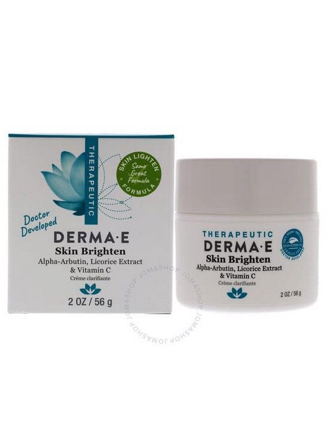 derma-e كريم تفتيح البشرة كريم تفتيح البقع الداكنة مفتح طبيعي للوجه والجسم للبقع العمرية وفرط التصبغ ولون البشرة غير المتساوي 2 أونصة - Image 1