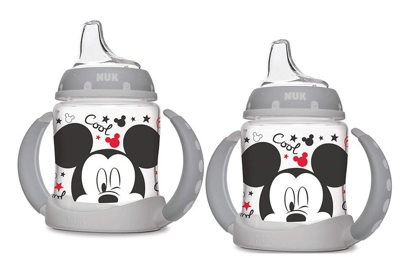NUK Disney Learner Cup with Silicone Spout Mickey Mouse 5Ounce 2 Count Disney Mickey - Image 1