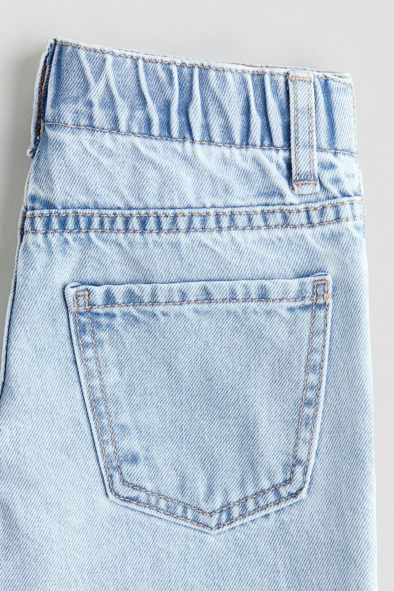 H&M Motif-detail wide leg jeans