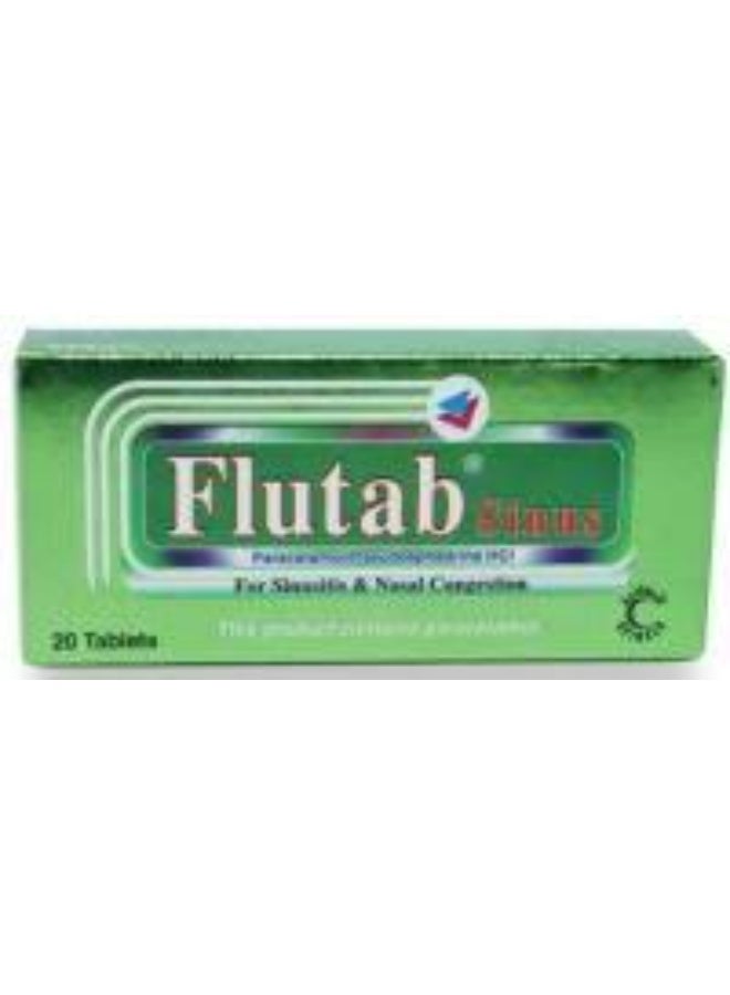 SAUDI Flutab Sinus tablet 20's