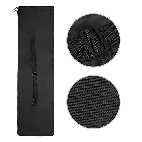 PURFUN Portable Skateboard Bag Longboard Carry Bag Travel Skateboard Drawstring Bag Collapsible Single-shoulder Skateboard Backpack Rucksack with Adjustable Strap, 49.2"x13.8" - Image 3