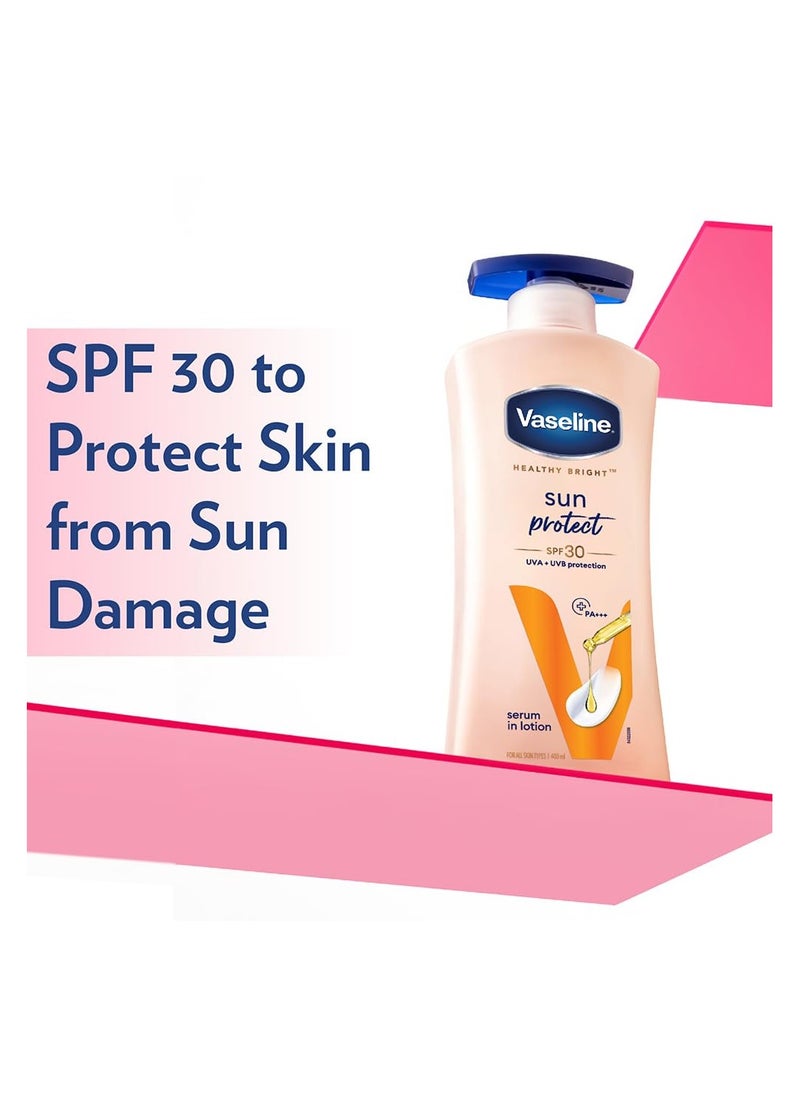 Vaseline Vaseline Sun + Pollution Protection Spf 30 Body Lotion, Upto 30X Sun Protection, 90Ml - All Skin Type  - Image 3
