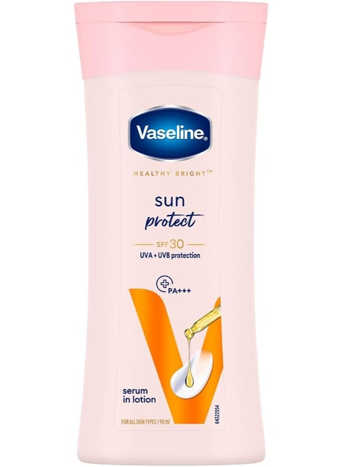 فازلين لوشن فازلين للجسم بعامل حماية من الشمس 30 | حماية من الشمس والتلوث | لوشن مرطب للبشرة الجافة 100 مل - Image 1