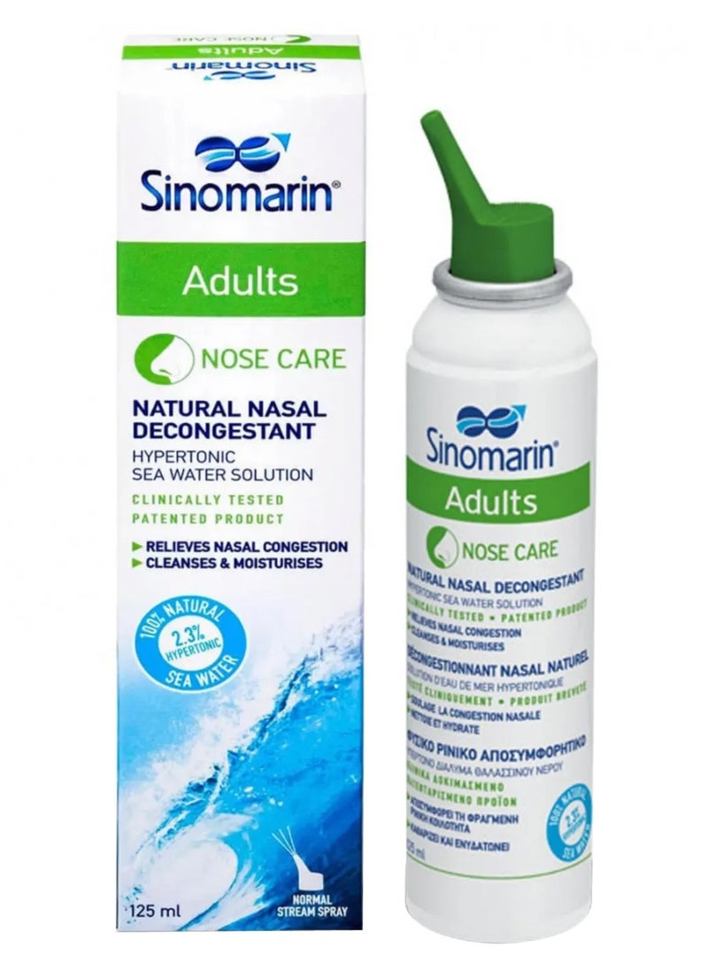Sinomarin - Sinomarin Isotonic Adults Nasal Spray 125ml - Image 1