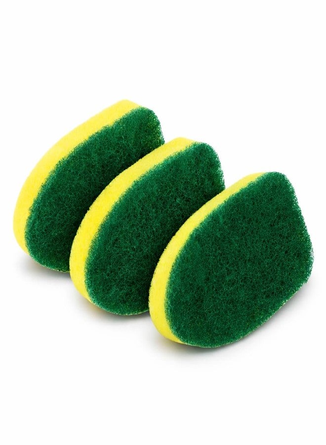 Tribello LIBMAN Dish Wand Refills - 3 Pk Dish Wand Sponge Refills - Durable - Non Scratch - Dishmatic Compatible, Fits Dishmatic Dishwands - Image 1