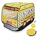 Playbees Musical School Bus Pop Up Play Tent with 3 Openings Tent for Toddlers Indoor Outdoor Pop Up Tents for Kids Includes Carry Bag and Sound Button 435x28x265 Inch - Image 3