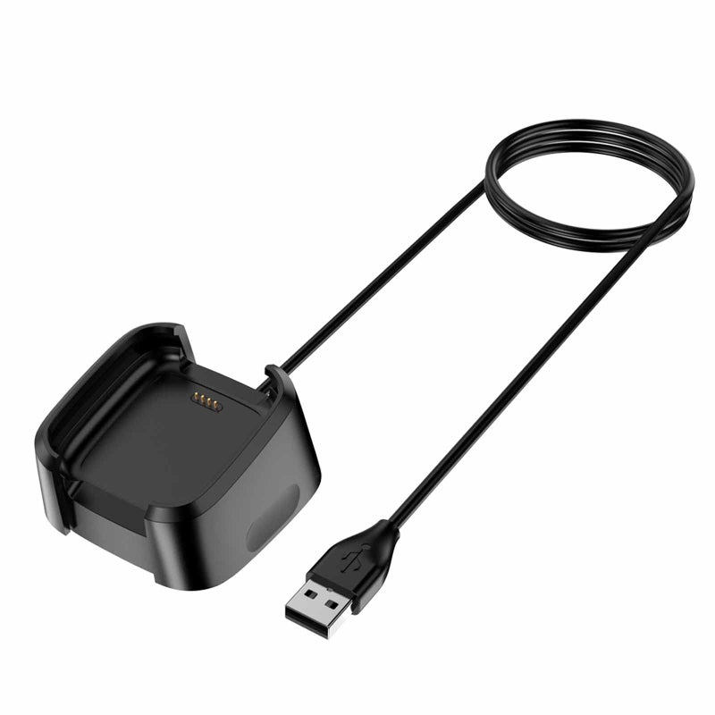 Oumida Charger for Fitbit Versa 2 Smartwatch, Replacement USB C Charging Cables with Charging Stock (3.15ft) Durable Charger Cable for Fitbit Versa 2 Health and Fitness Tracker