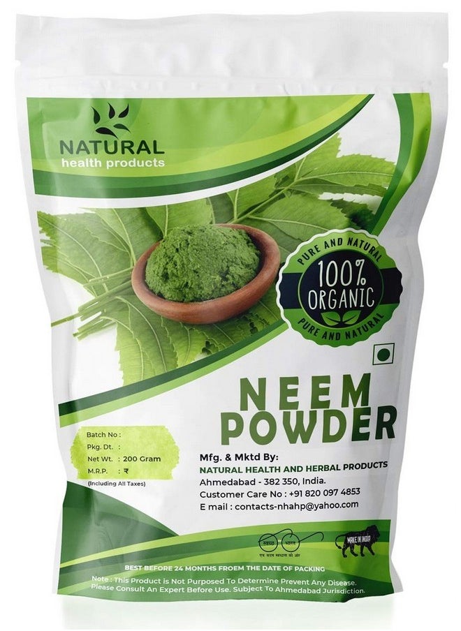 Neem Powder 100% Natural & Chemical Free Hair & Face Cleanser (200Gm) - pzsku/ZEED61391953507BA8F68Z/45/_/1735817072/1d396a50-eea7-4b73-a5a3-6187ef3cbfda