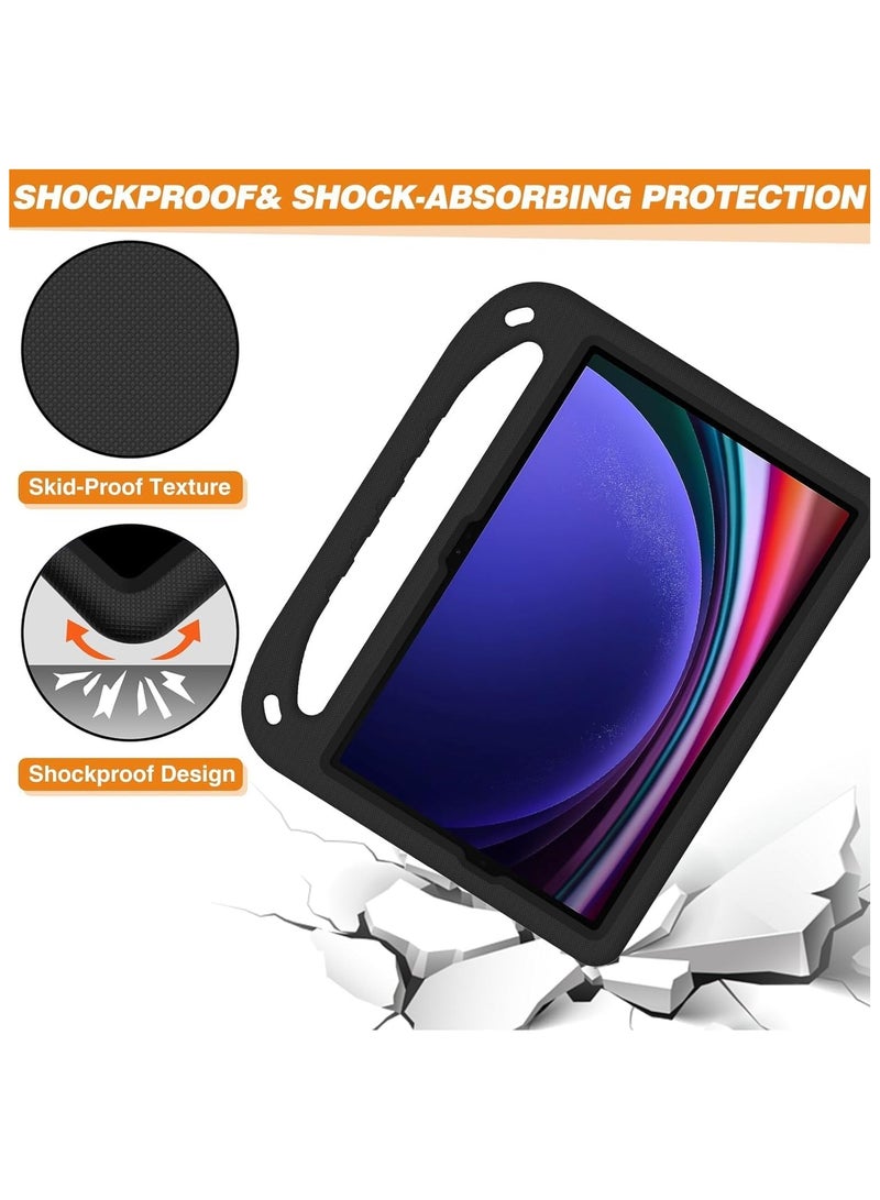 general Kids Case Compatible with Samsung Galaxy Tab S9 FE SM-X510/SM-X516 11inch,Light Weight Shock Proof Handle Stand Kids Friendly Protective Cover Case Tablet Slim Cover Shell - Image 3