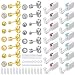 Kenning 14 Set Ear Piercing Kit Disposable Ear Cartilage Piercing Gun Kit with Studs Includes 14 Self Piercings Gun 14 Earrings Stud Hoop Earrings 14 Cleaning Pads Classic Style - Image 2