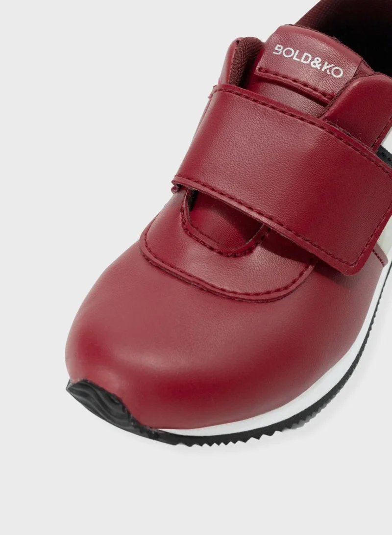 BOLD&KO Kids Simon Velcro Sneakers