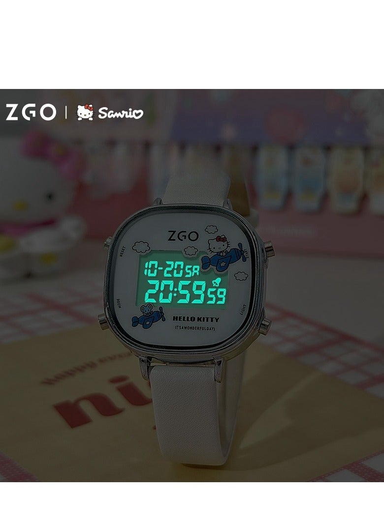 ZGO Co Branded Student Gift Waterproof Night Light Multifunctional Sports Electronic Watch - Image 2