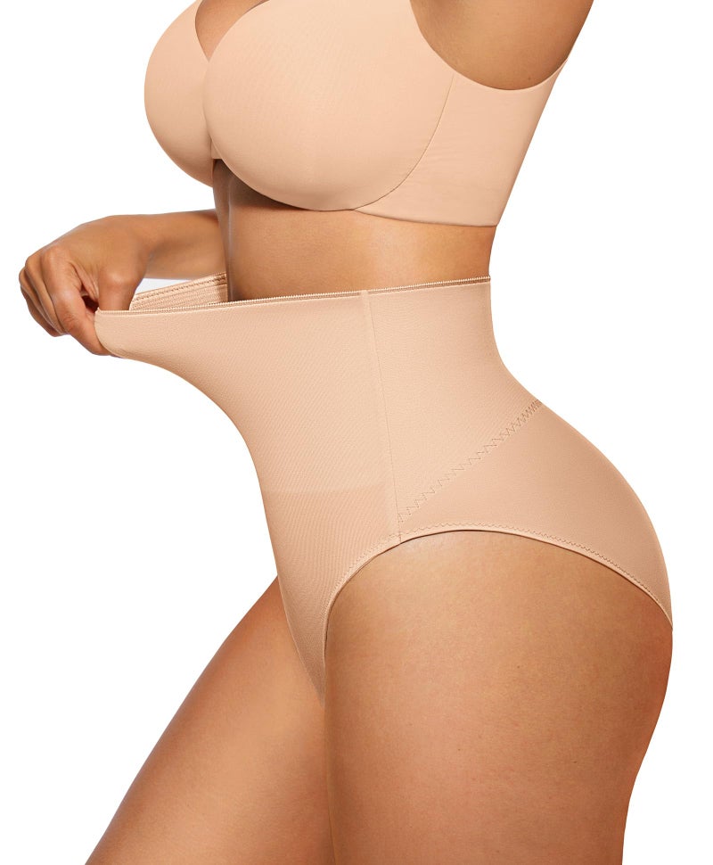 FeelinGirl Tummy Control Shapewear for Women Seamless Shaping Panties Body Shaper Underwear Light Skin Lagre - Image 1