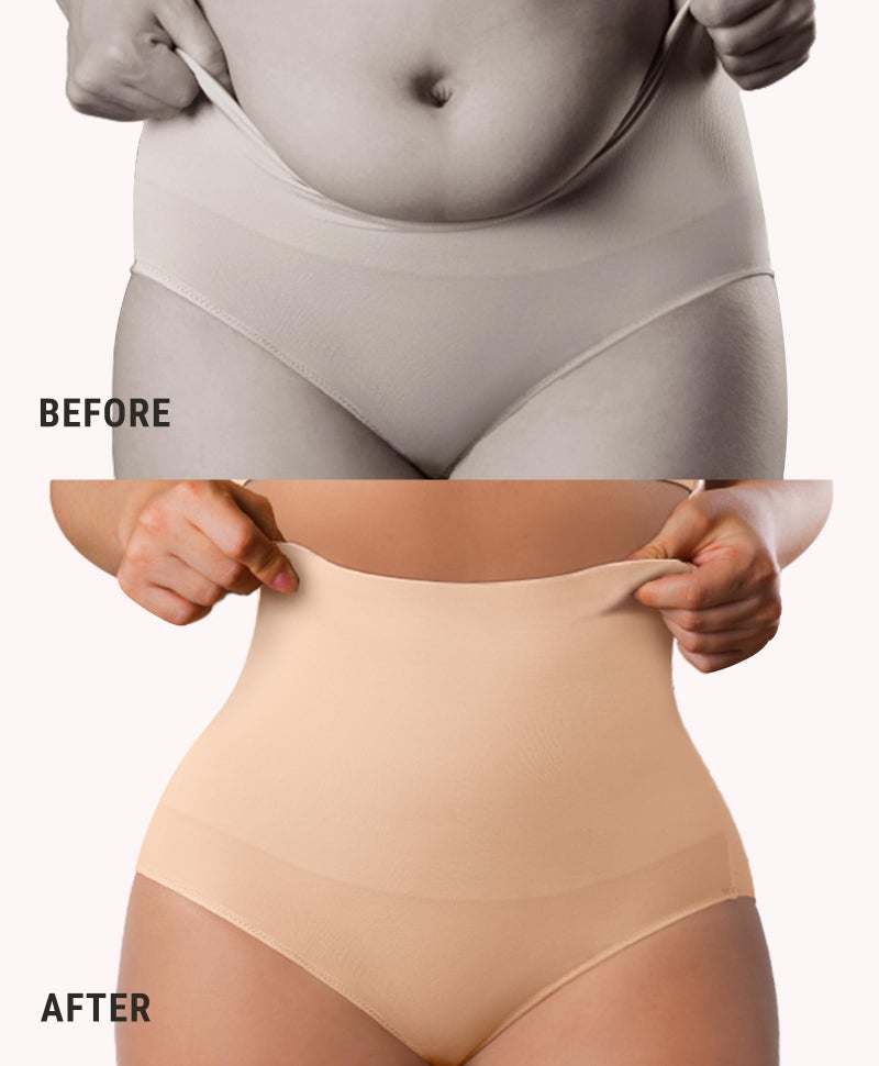 FeelinGirl Tummy Control Shapewear for Women Seamless Shaping Panties Body Shaper Underwear Light Skin Lagre - Image 2