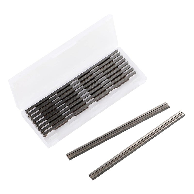 10PCS 82mm High Speed Steel Planer Knife Blades Double Edged for Softwood Hardwood Planing - Image 1