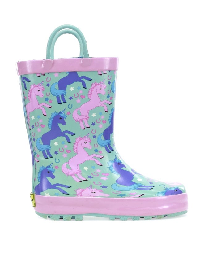 Western Chief Rain Boots with Pull on Handles for Toddlers and Kids - Premium Waterproof Boots for Boys and Girls - Image 1