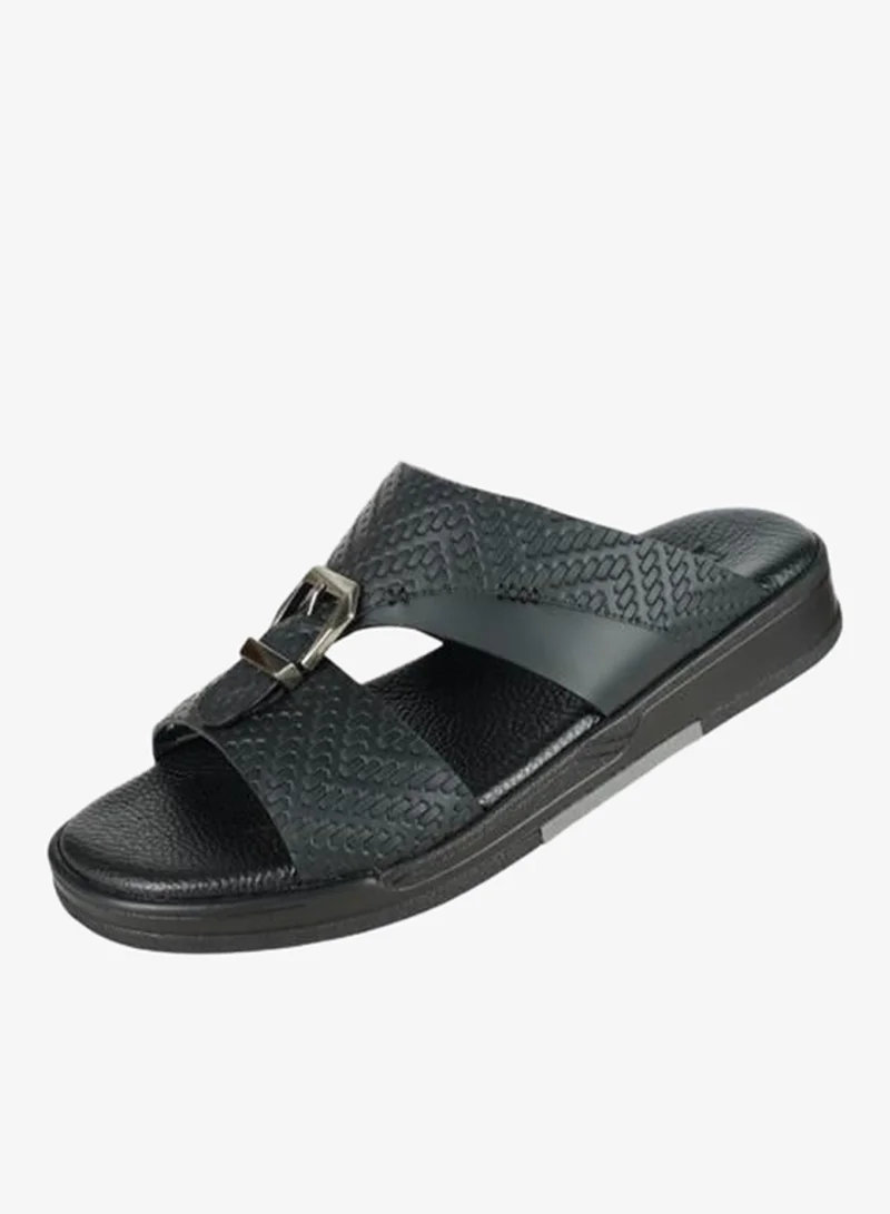 008-3591 Barjeel Uno Mens Arabic Sandals B120 Black