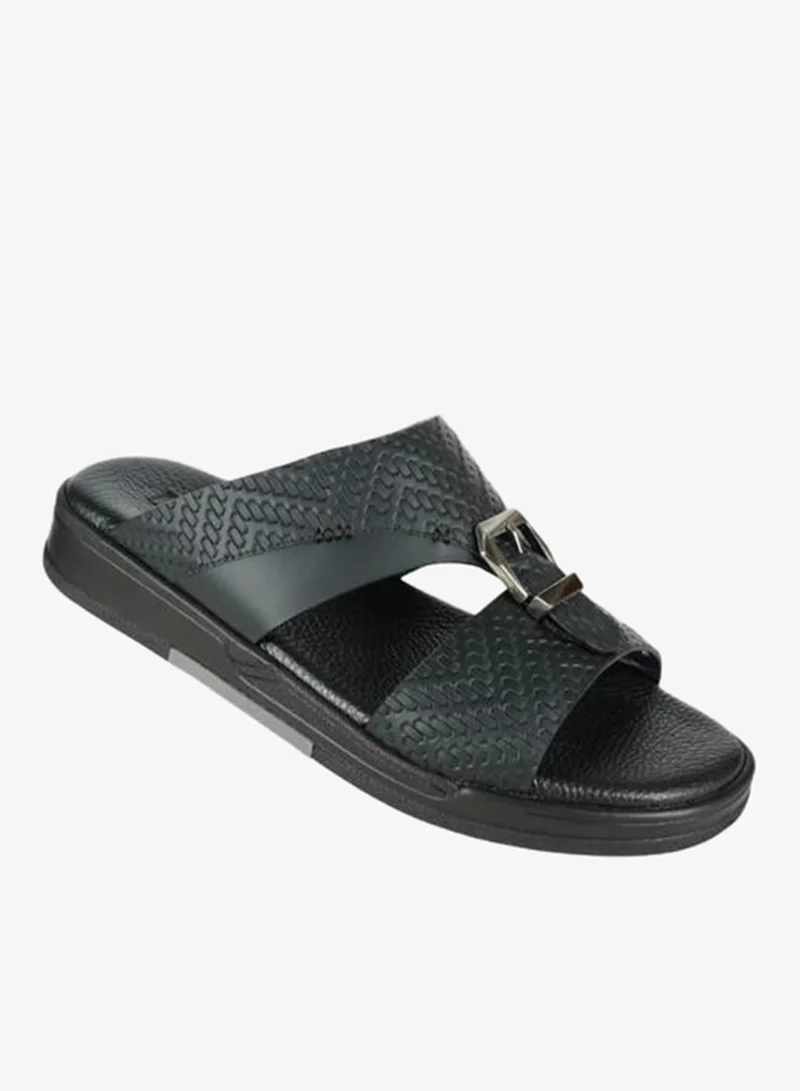 barjeel uno 008-3591 Barjeel Uno Mens Arabic Sandals B120 Black