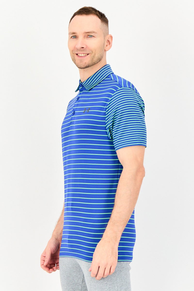 UNDER ARMOUR Men Loose Fit Short Sleeve Play Off Outddor Polo Shirt, Multicolor - Image 2